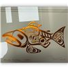 Image 2 : Framed Bill Reid Haida Salmon Print