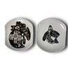 Image 1 : 2 David Lambert Potteries Plates, Killer Whale & Raven Inside Of Killer Whale