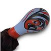 Image 2 : First Nations Hand Carved & Painted Rattle With Fur