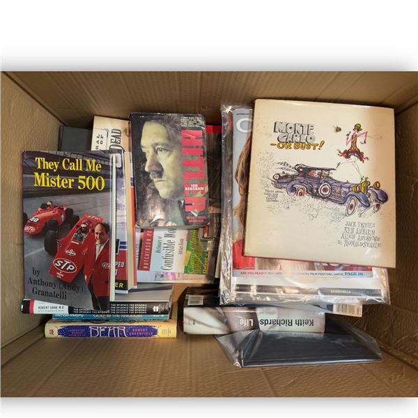 Assorted Books, Racing Books, Hitler Book, Etc..