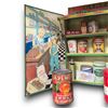 Image 2 : Vintage Tin Litho General Grocery Display With Miniature Tins And Goods