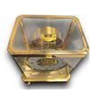 Image 2 : Vintage Jaeger Lecoultre Atmos Brass & Glas Mantle Clock