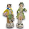 Image 1 : 2 Vintage Porcelain Victorian Figures Occupied Japan, Morigame
