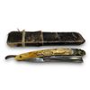 Image 1 : Vintage Embossed Ern Straight Razor In Original With Nude Woman Motif