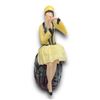 Image 1 : Vintage Porcelain Hair Pin Girl