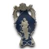 Image 2 : 2 Wedgewood Style Vases & Wedgewood Style Mantle Clock