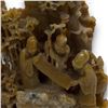 Image 2 : Vintage Carved Stone Chinese Wisemen Scene