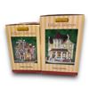 Image 2 : 2 Lemax Lighted Buildings In Original Boxes, Carrington House & Hill N Dale School