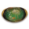 Image 2 : Vintage Hand Painted Carlton Ware Bowl "Vert Royale" With Crane Motif