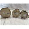 Image 3 : 3 Vintage Porcelain Embossed German Beer Steins