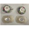 Image 2 : 4 Vintage Assorted Porcelain Staffordshire "Old Foley" Dishes, Creamer, Sugar Bowl, Etc..
