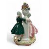 Image 2 : Vintage Porcelain Victorian Man And Woman Figurine