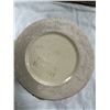 Image 2 : Vintage Porcelain Embossed Lidded Punch Bowl And 5 Mugs With Castle & Grape Motif