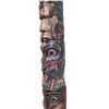 Image 8 : Hand Carved & Painted Indonesian Totem Pole, In First Nations Style