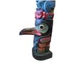 Image 8 : Hand Carved & Painted Indonesian Totem Pole, In First Nations Style