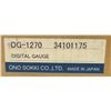 Image 6 : ONO SOKKI #DG-1270 Digital Gauge