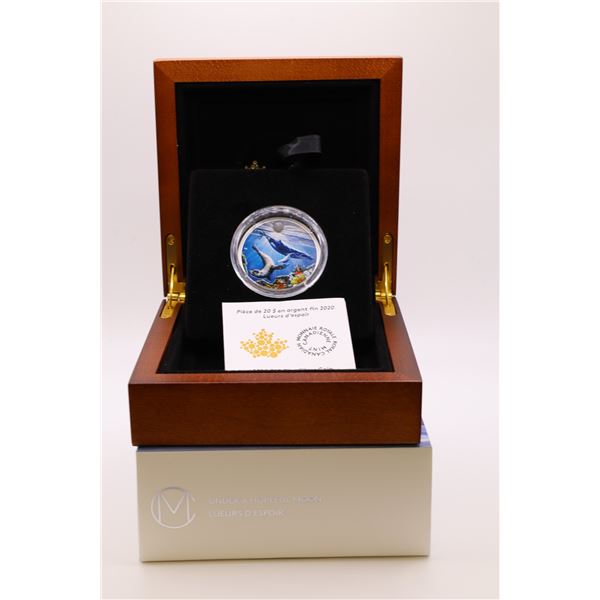 2020 $20 Fine Silver Coin. Under a Hopeful Moon -  Masters Club (tax exempt)