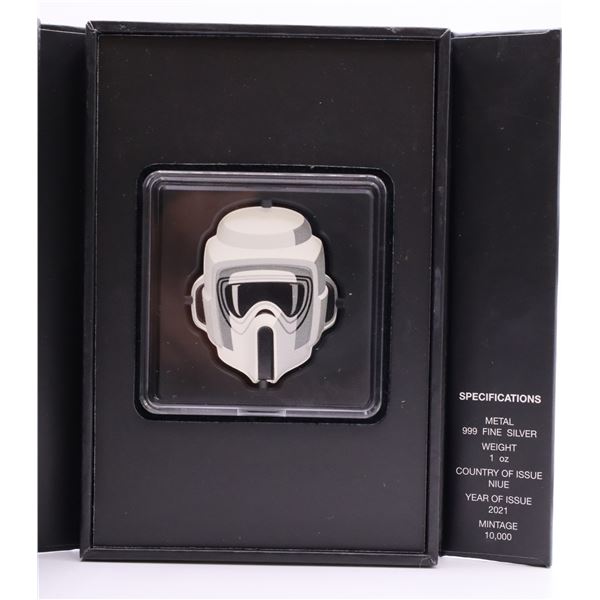 2021 Two Dollars Faces of the Empire 1oz Scout Trooper. Limited to 10000 (tax exempt)