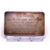 Image 2 : The Camel 1848 1oz proof silver art bar. Nice toning. Hard to see on photo. (tax exempt)