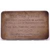 Image 2 : The Tom Thumb 1830 1oz proof silver art bar. Nice toning. Hard to see on photo. (tax exempt)