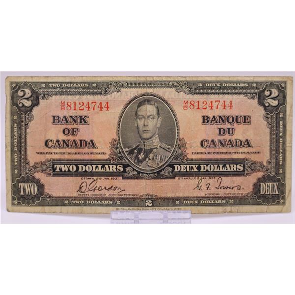 1937 $2 Gordon/Towers M/B8124744