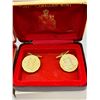 Image 2 : set of 3 Royal Canadian Mint Pins and Cuff Links