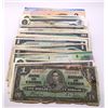 Image 1 : $150 Face Value lot of various notes starting from 1937