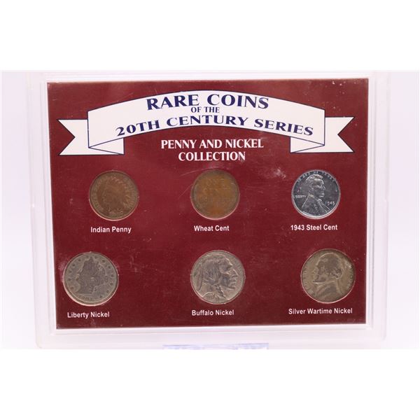 Rare Coins of the 20th Century Series. Penny and Nickel Collection