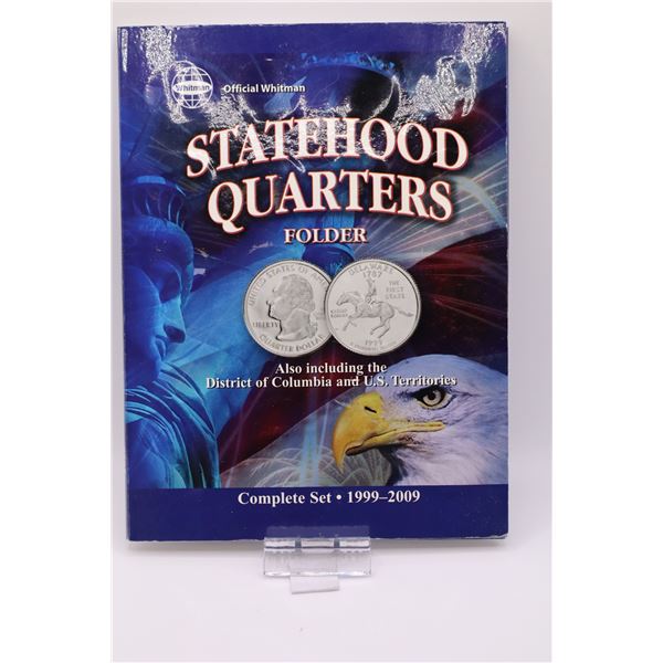 Statehood Quarter Whitmann collection of coloured Quarters