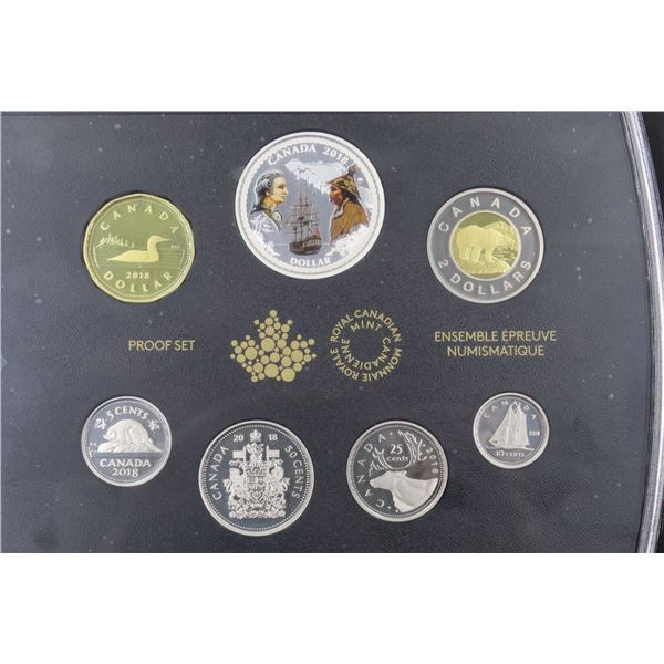 2018 Canada 240th Anniversary of Captain Cook at Nootka Sound Special Edition Silver Dollar Proof Se