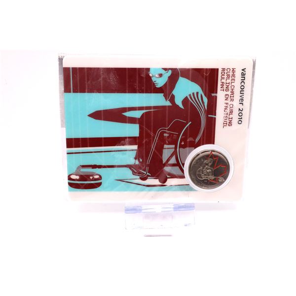 2010 Vancouver Olympics Wheelchair Curling $0.25 in card and sealed