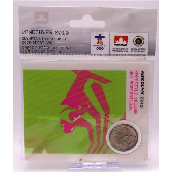 2010 Vancouver Olympics Free Style Skiing $0.25 in card and sealed