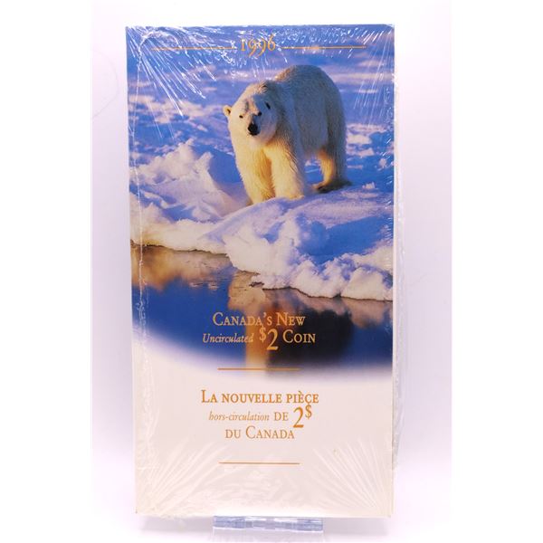 1996 Canada's new $2 coin set. Still Sealed.