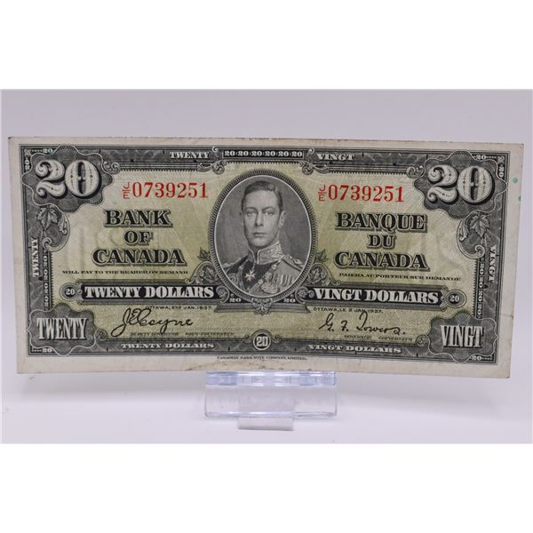 1937 $20 Coyne/Towers J/E0739251