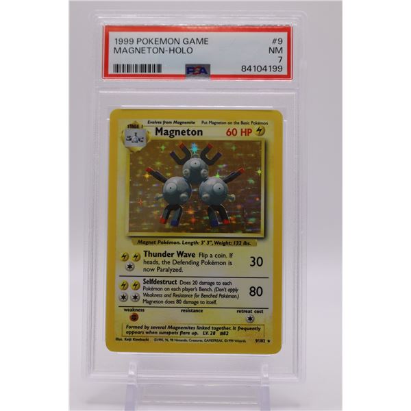 1999 Pokemon Base Set Unlimited Magneton-Holo PSA 7