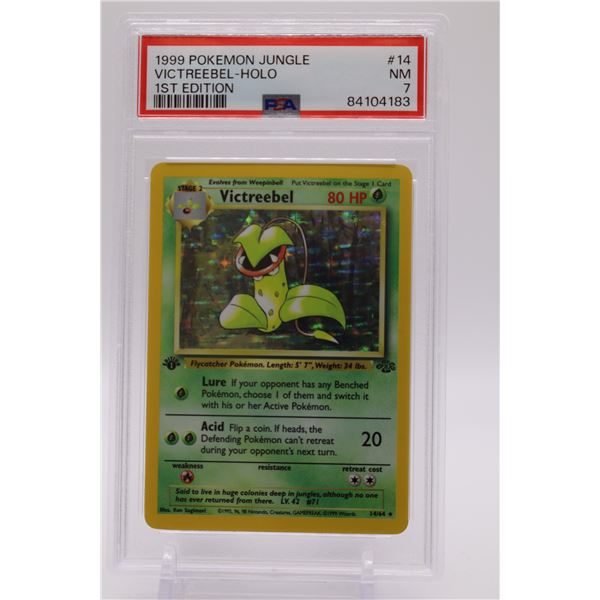 1999 Pokemon 1st Edition Jungle Vicreebel-Holo PSA 7