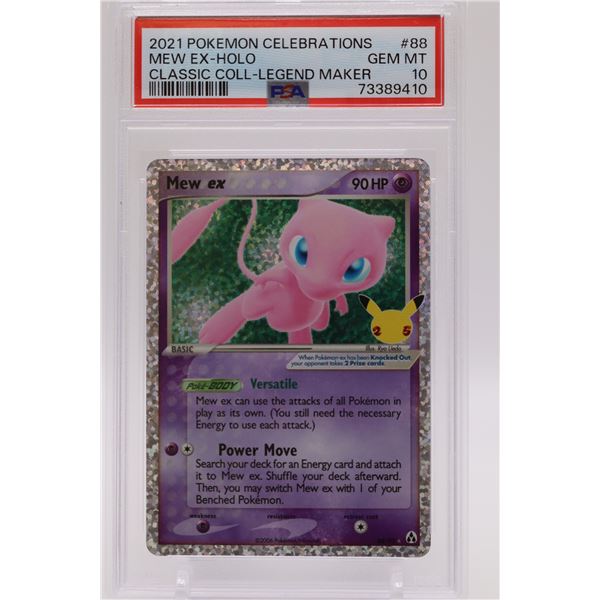 2021 Pokemon Celebrations Mew EX-Holo PSA 10