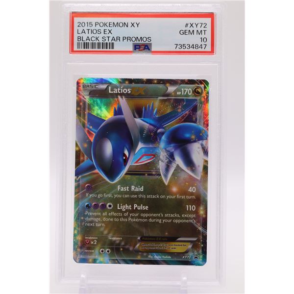 2015 Pokemon XY Latios EX Black Star Promo PSA 10