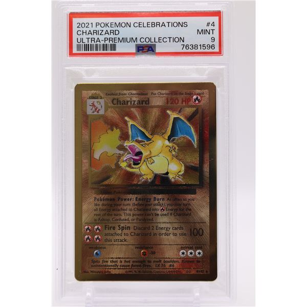 2021 Pokemon Celebrations Charizard Ultra Premium Collection PSA 9