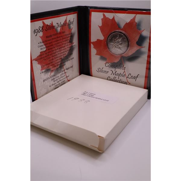 Nicely Packaged 1988 Silver Maple Leaf