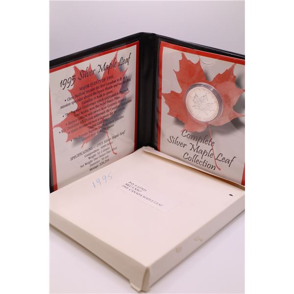 Nicely Packaged 1995 Silver Maple Leaf