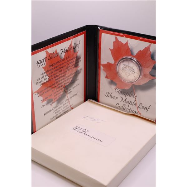 RARE! Nicely Packaged 1997 Silver Maple Leaf