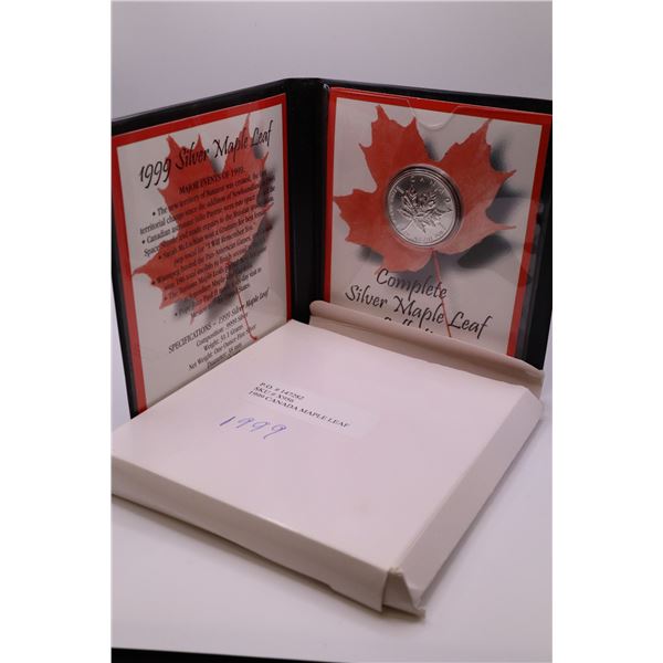 Nicely Packaged 1999 Silver Maple Leaf
