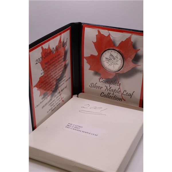 Nicely Packaged 2001 Silver Maple Leaf