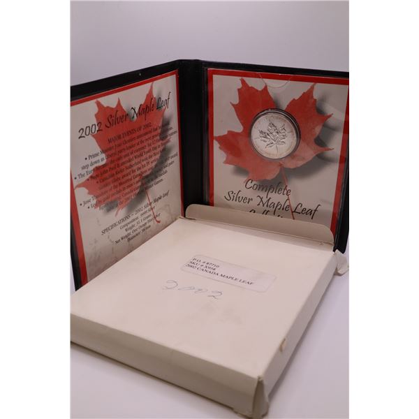 Nicely Packaged 2002 Silver Maple Leaf