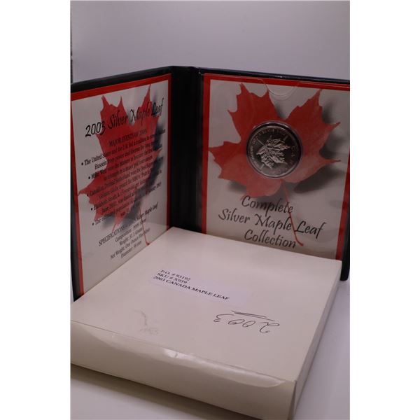 Nicely Packaged 2003 Silver Maple Leaf