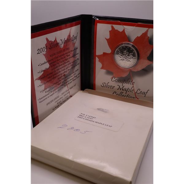Nicely Packaged 2005 Silver Maple Leaf