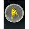 Image 1 : 2016 Star Trek 50th Anniversary Starfleet Insignia Gold Delta. 16.2 g of pure gold. (tax exempt)
