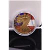 Image 3 : 2015 Beautifully Coloured US States Flags American Silver Eagle, Georgia. Limited to 200 pieces. (ta