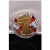 Image 3 : 2015 Beautifully Coloured US States Flags American Silver Eagle, Alabama. Limited to 200 pieces. (ta